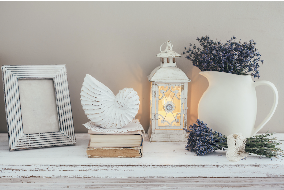 Home decor that gives a french country vibe.