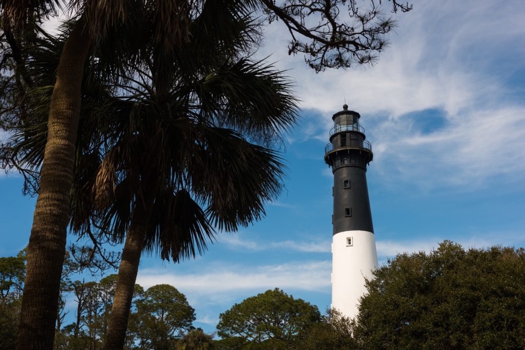 Hunting Island lighthouse near Beaufort.