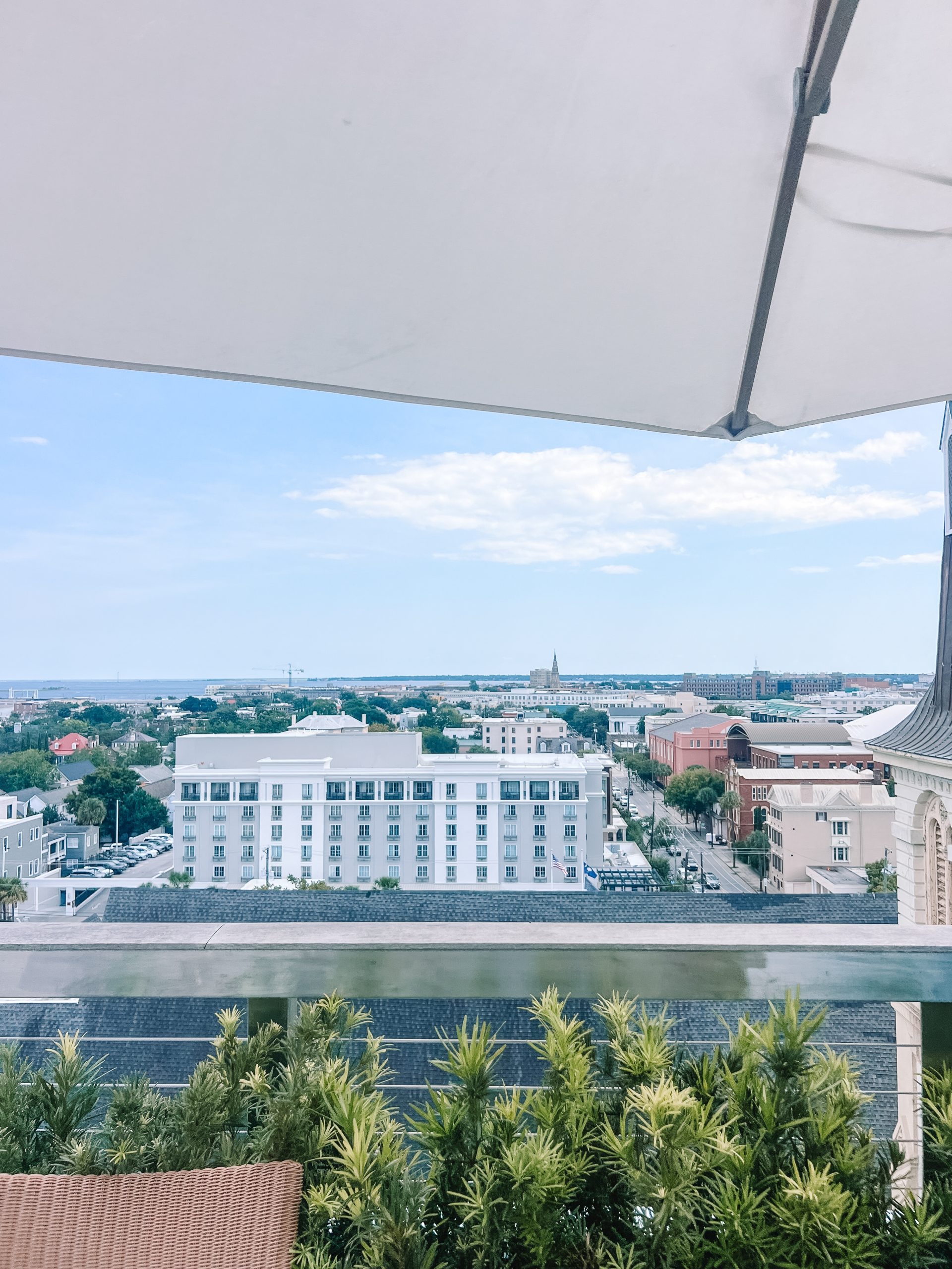 Charleston rooftop with a view.